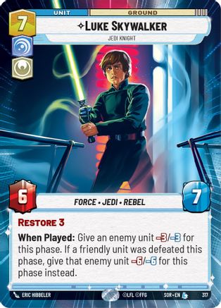 Luke Skywalker - Jedi Knight (Hyperspace) (317) - Spark of Rebellion