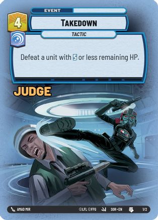 Takedown (1/2) - Judge Promos Foil