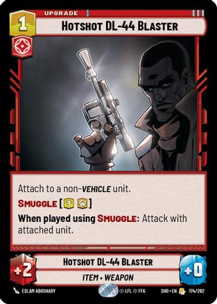 Hotshot DL-44 Blaster (174/262) - Shadows of the Galaxy