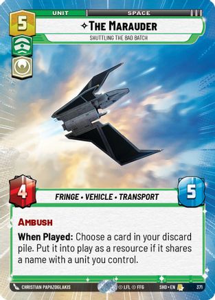 The Marauder - Shuttling the Bad Batch (Hyperspace) (371) - Shadows of the Galaxy