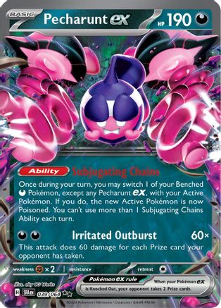 Pecharunt ex - 039/064 39 - SV Shrouded Fable Holofoil