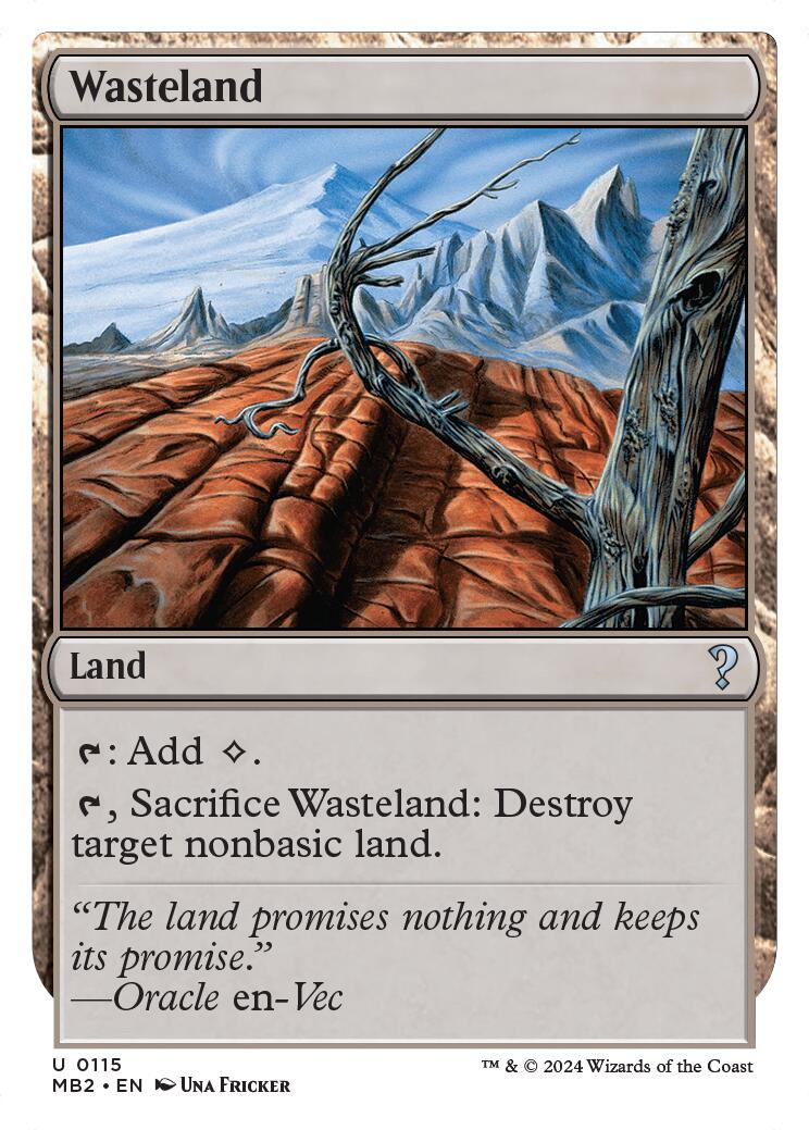 Wasteland (White Border)