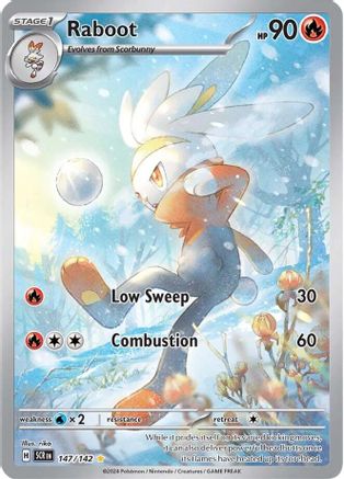 Raboot - 147/142 147 - SV07 Stellar Crown Holofoil