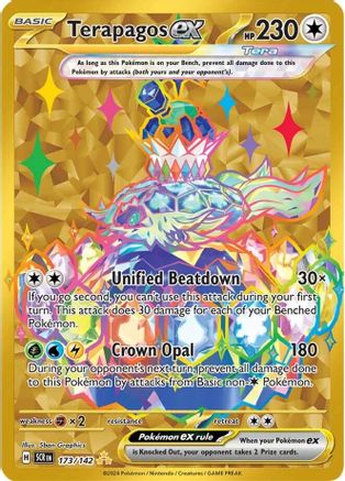 Terapagos ex - 173/142 173 - SV07 Stellar Crown Holofoil