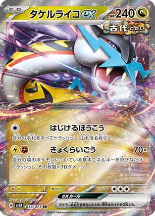 Raging Bolt ex - 053/071 (053/071) - SV5K Wild Force Holofoil