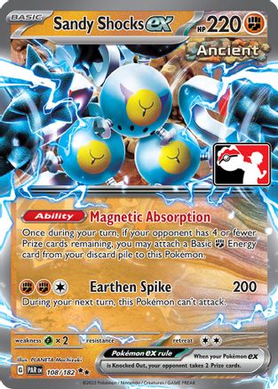 Sandy Shocks ex - 108/182 - Prize Pack Series Cards Holofoil