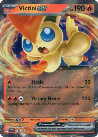 Victini ex - 142 142 - SV Scarlet & Violet Promo Cards Holofoil