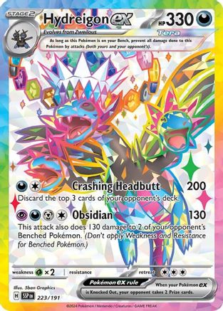 Hydreigon ex - 223/191 223 - SV08 Surging Sparks Holofoil
