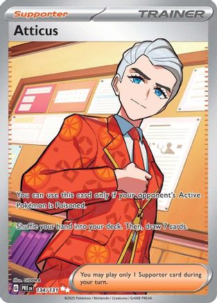 Atticus - 134/131 134 - SV Prismatic Evolutions Holofoil