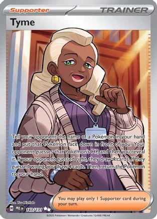 Tyme 143 - SV Prismatic Evolutions Holofoil