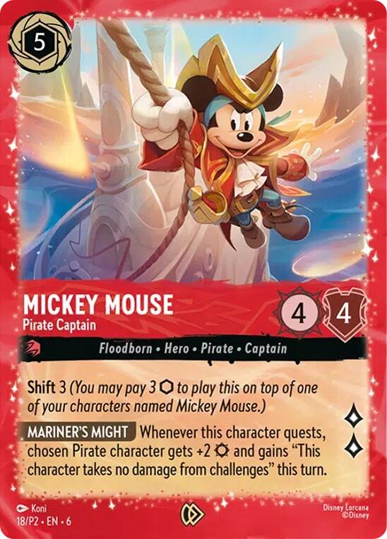 Mickey Mouse - Pirate Captain