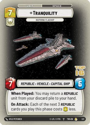 Tranquility - Inspiring Flagship (Top 16) (2/2) - Organized Play Promos Foil