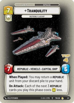 Tranquility - Inspiring Flagship (Top 4) (2/2) - Organized Play Promos Foil