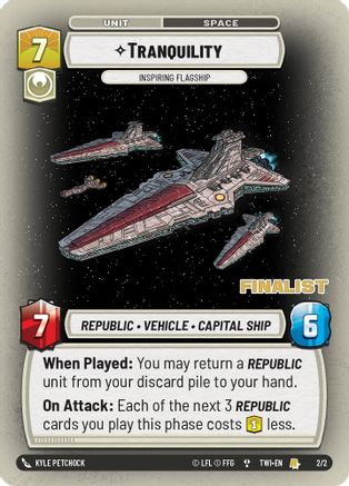 Tranquility - Inspiring Flagship (Finalist) (2/2) - Organized Play Promos Foil