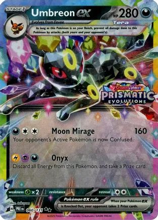 Umbreon ex - 060/131 (Prismatic Evolutions Stamp) 60 - Miscellaneous Cards & Products Holofoil