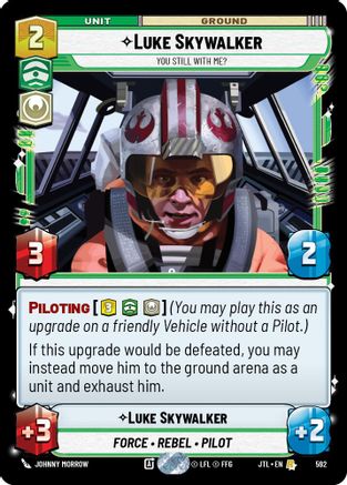 Luke Skywalker - You Still With Me? (Foil) (592) - Jump to Lightspeed Foil