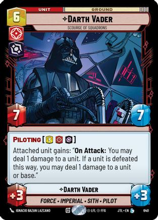 Darth Vader - Scourge of Squadrons (Foil) (640) - Jump to Lightspeed Foil