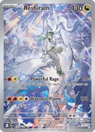 N's Reshiram - 167/159 167 - SV09 Journey Together Holofoil