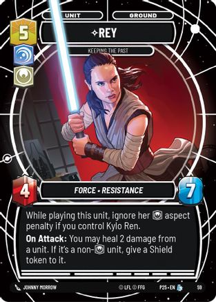 Rey - Keeping the Past (59) - Organized Play Promos Foil