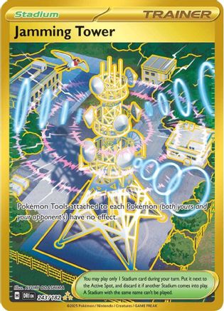 Jamming Tower 243 - SV10 Destined Rivals Holofoil