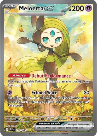 Meloetta ex - 167/086 167 - SV Black Bolt Holofoil