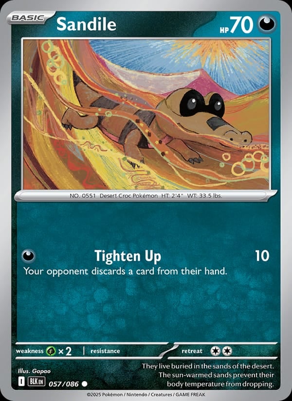 Sandile (Poke Ball Pattern)