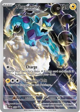 Thundurus - 209 209 - SV Scarlet & Violet Promo Cards Holofoil
