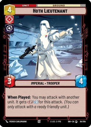 Hoth Lieutenant (64/104) - Intro Battle Hoth