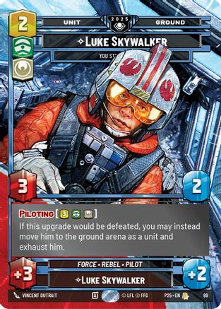 Luke Skywalker - You Still With Me? (89) - Organized Play Promos Foil