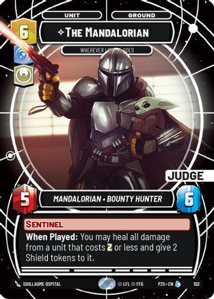 The Mandalorian - Wherever I Go, He Goes (101) - Judge Promos Foil