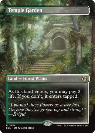 Temple Garden (Borderless) (ECL-351) - Lorwyn Eclipsed