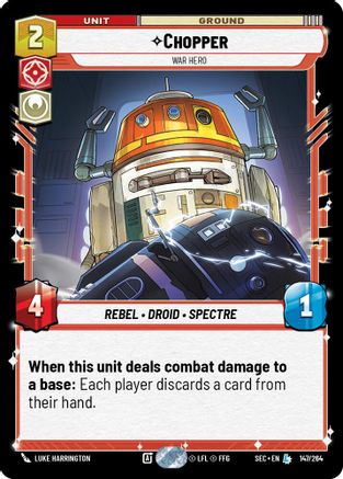 Chopper - War Hero (147/264) - Secrets of Power