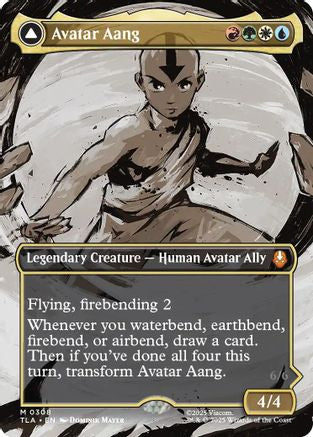 Avatar Aang (Borderless) (TLA-308) - Avatar: The Last Airbender Foil