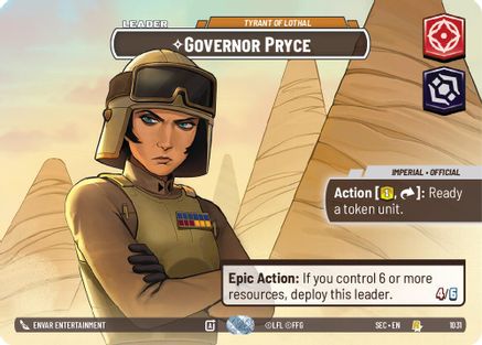 Governor Pryce - Tyrant of Lothal (Showcase) (1031) - Secrets of Power Foil