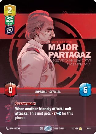 Major Partagaz - Healthcare Provider (Prestige Foil) (1089) - Secrets of Power Foil