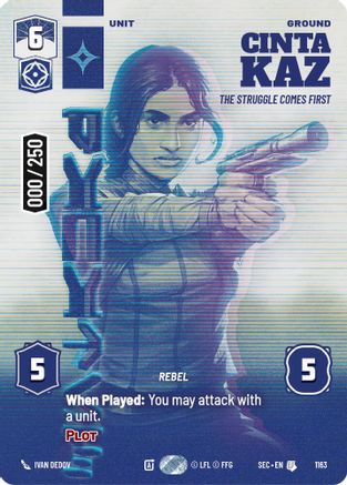 Cinta Kaz - The Struggle Comes First (Serialized) (1163) - Secrets of Power Foil
