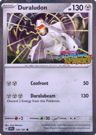 Duraludon (Surging Sparks) 129 - Miscellaneous Cards & Products Holofoil
