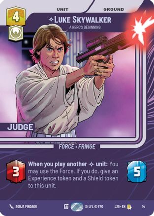 Luke Skywalker - A Hero's Beginning (14) - Judge Promos Foil