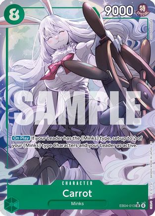 Carrot (Alternate Art) (EB04-013) - The Azure Sea's Seven Foil