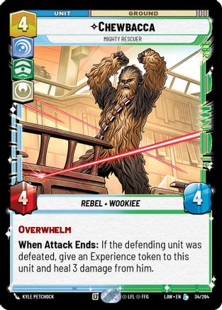 Chewbacca - Mighty Rescuer (34/264) - A Lawless Time