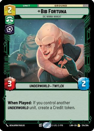 Bib Fortuna - Die Wanna Wanga? (134/264) - A Lawless Time