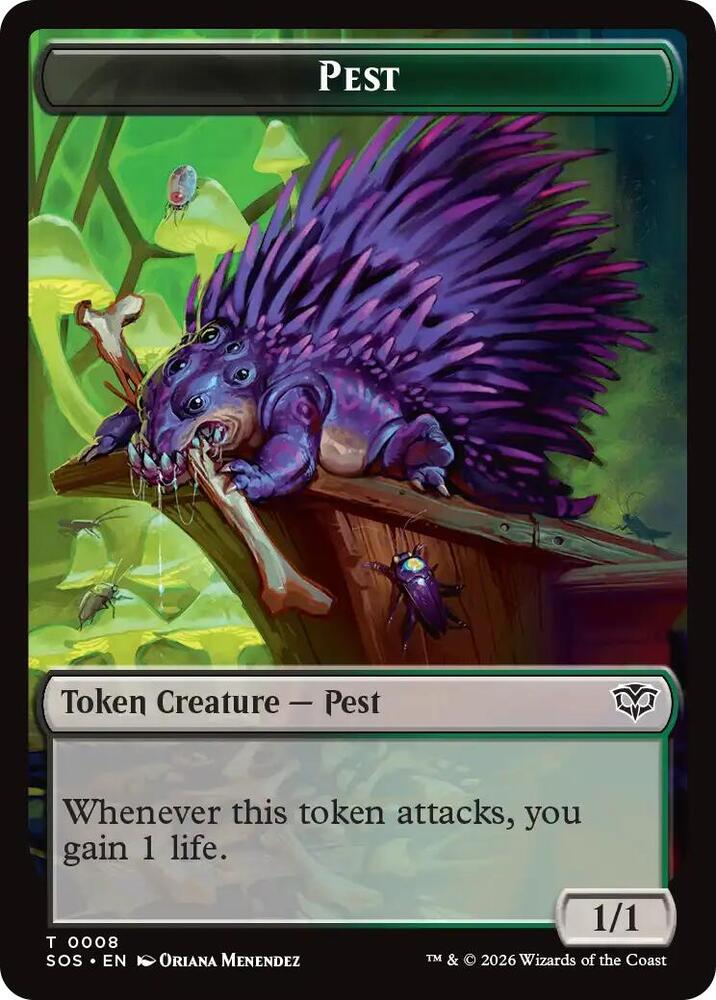 Emblem - Professor Dellian Fel // Pest (0008) Double-Sided Token (Back)