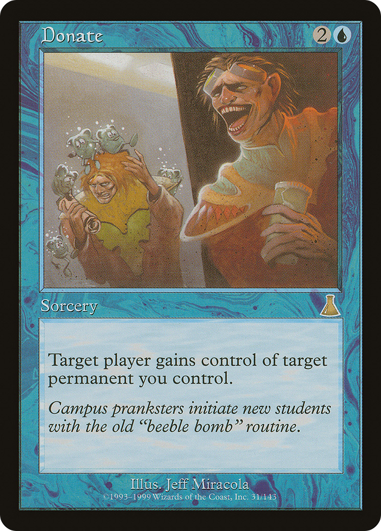 Donate (UDS-031) - Urza's Destiny Foil