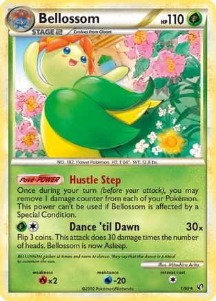 Bellossom 1/90 - Undaunted Reverse Holofoil