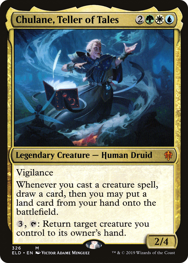 Chulane, Teller of Tales (ELD-326) - Throne of Eldraine Foil