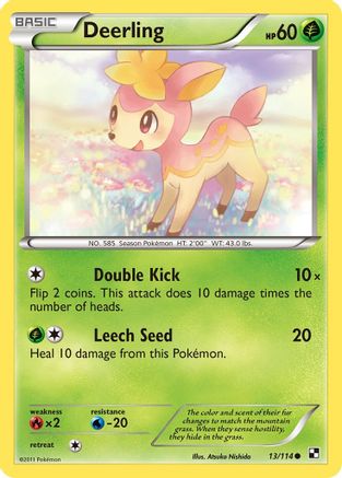 Deerling 13/114 - Black and White