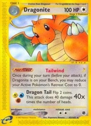 Dragonite (43) 43/165 - Expedition
