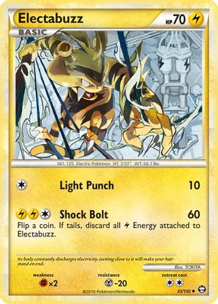 Electabuzz 33/102 - Triumphant Reverse Holofoil