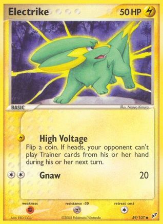 Electrike - 059/107 59/107 - Deoxys Reverse Holofoil
