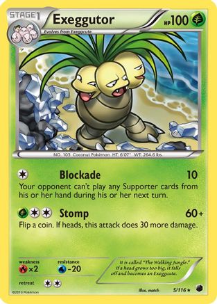 Exeggutor 5/116 - Plasma Freeze Reverse Holofoil